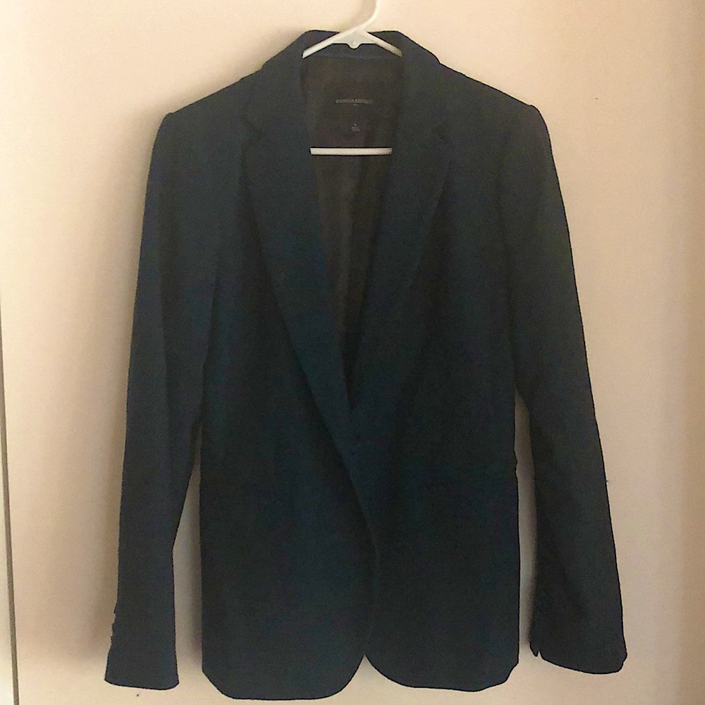 Banana Republic pant suit. Light green tweed suit. Perfect for work.